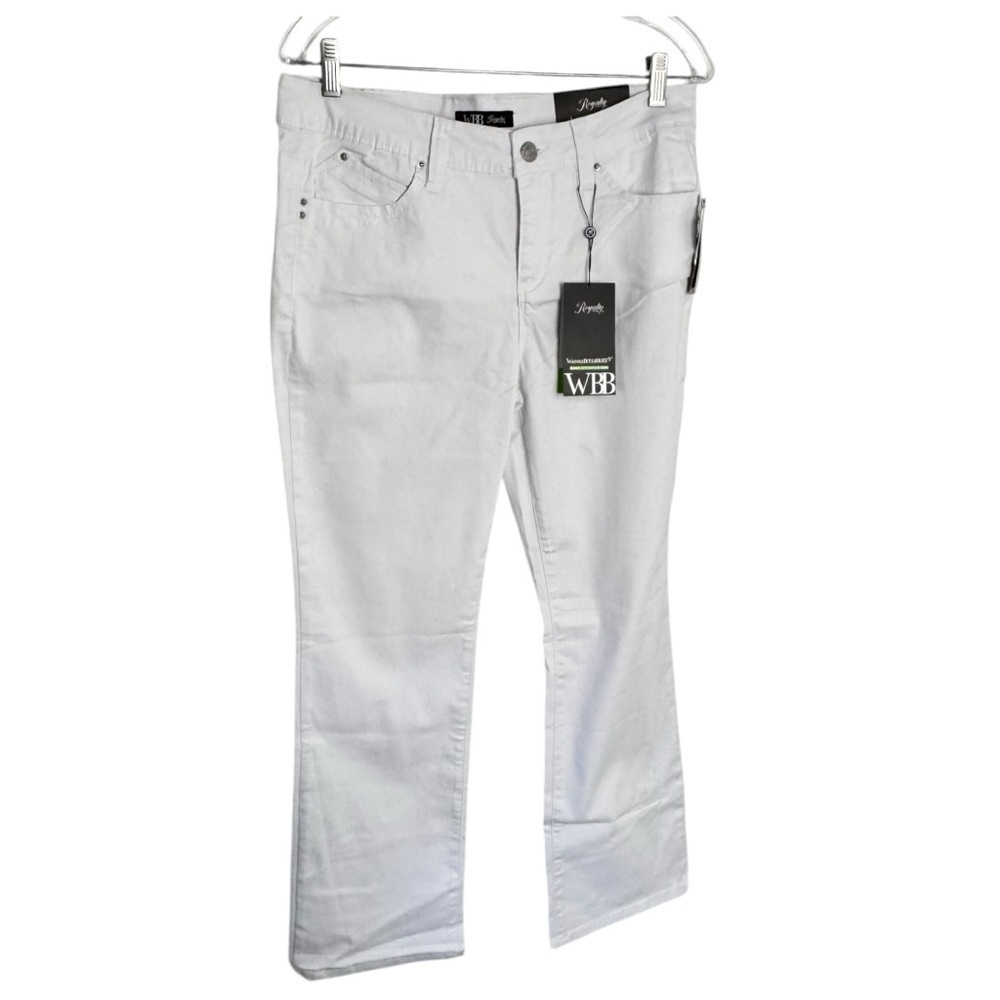 Royalty for Me WBB White Mid Rise Bootcut Jeans WP809751N Size 10